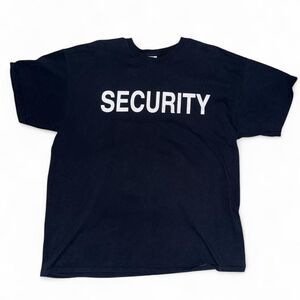 Black Security Shirt